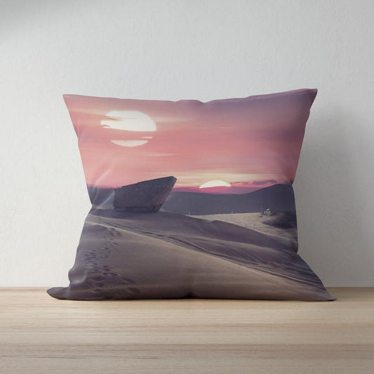 Tatooine Desert Planet Star Wars Pillow