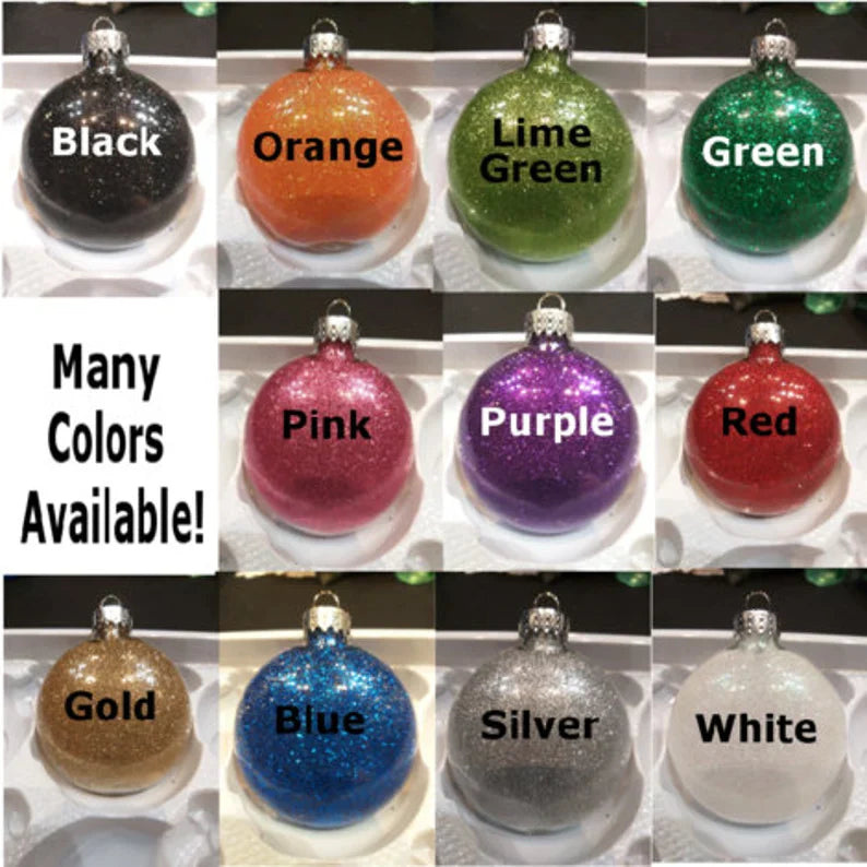 I'm a Hugger Alien Glitter Christmas Ornament Shatterproof Horror Halloween Metaphysical