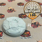 Golem Dice Case from Ars Moriendi 3D - Dungeons and Dragons, Pathfinder, TTRPG, Dice Cup/Roller - Black / Glim A