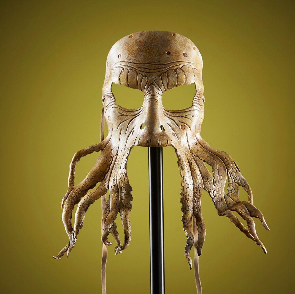 Pirate Octopus Handmade Genuine Leather Mask - 