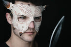 Handmade Genuine Leather Mask - 