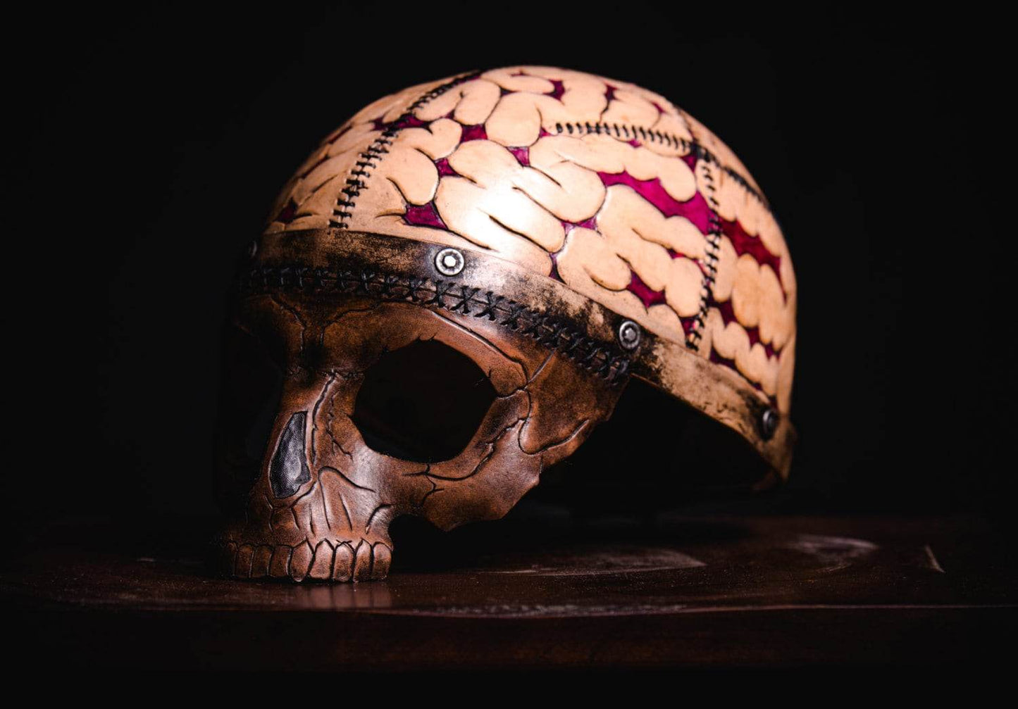 Frank's Brain Handmade Genuine Leather Mask - 