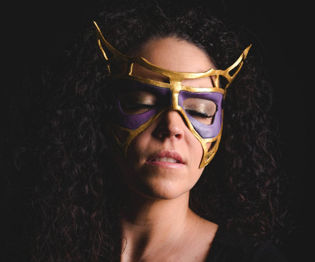 Royal Handmade Genuine Leather Mask - 