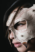 Handmade Genuine Leather Mask - 