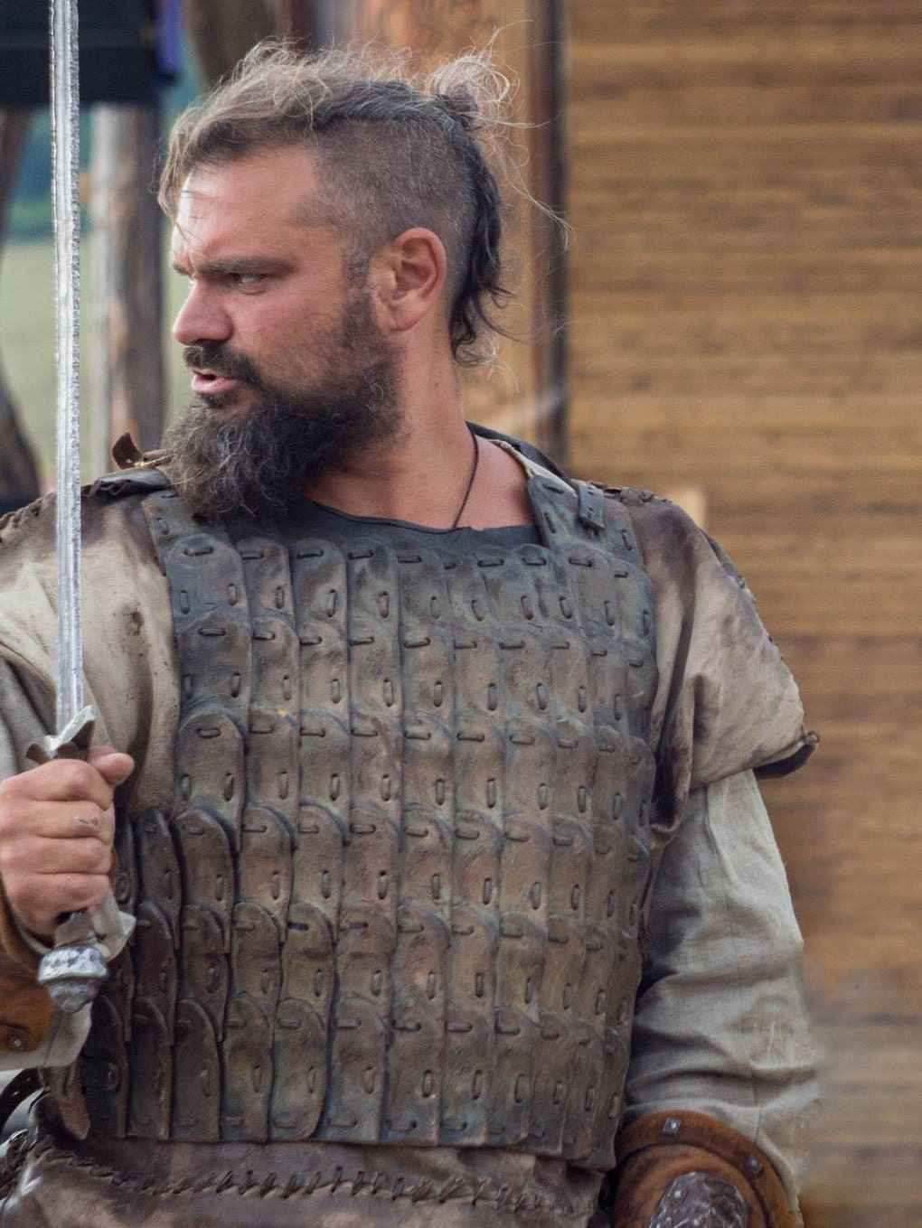 Viking Larp leather armor - XS / Lamellar cuirass