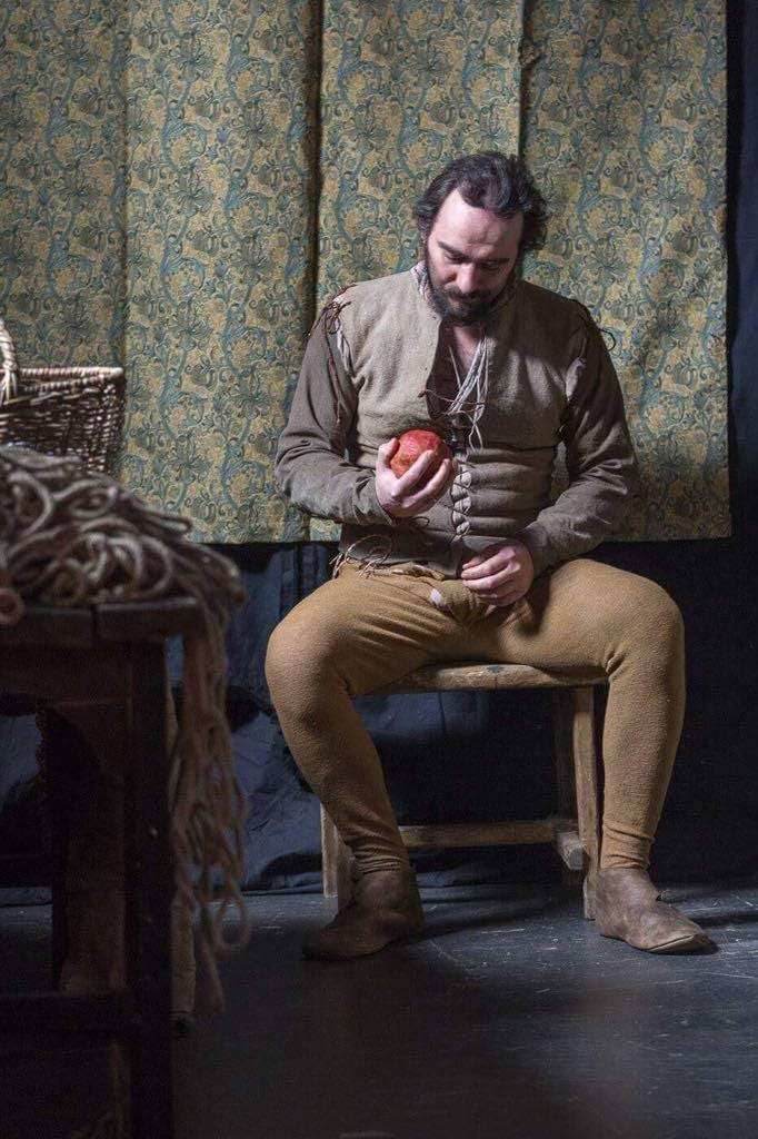 Medieval leather boots with soft sole - Beige (pictured) / 5