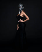 Large Raven Plague Doctor Handmade Genuine Leather Mask - 