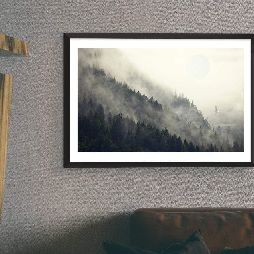 Endor Forest Moon Star Wars Art Print