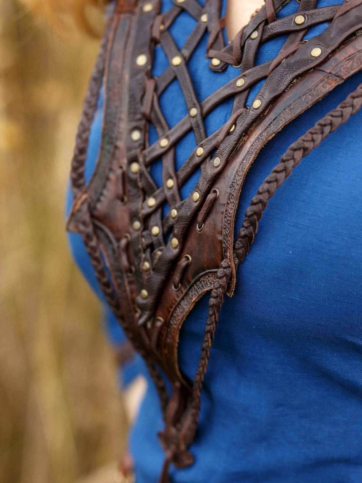Lagertha leather breastplate (Vikings) - S