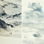 Hoth Frozen Planet Star Wars Pillow