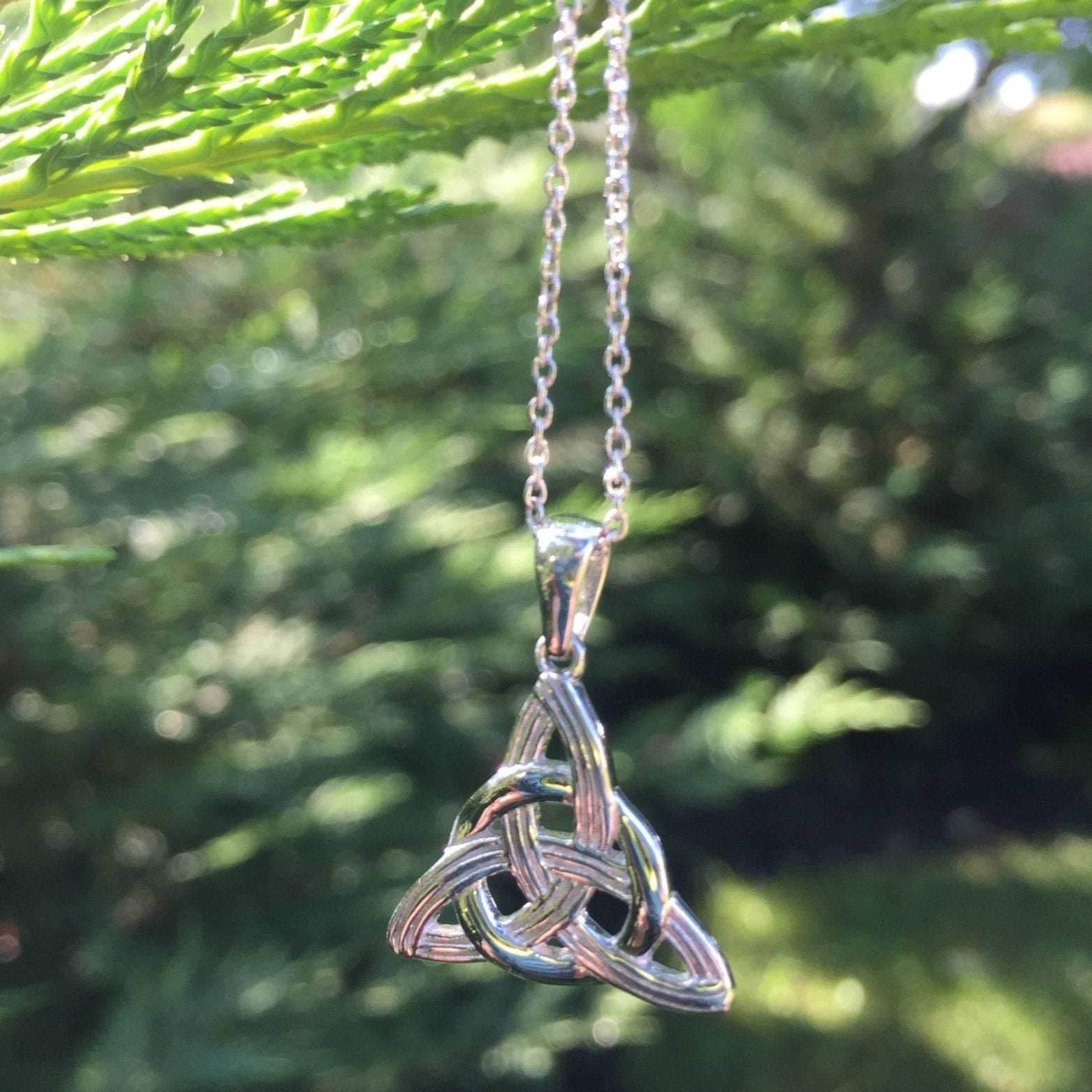 Vanessa Trinity Knot Necklace - 