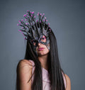 Spring - Handmade Genuine Leather Mask - 