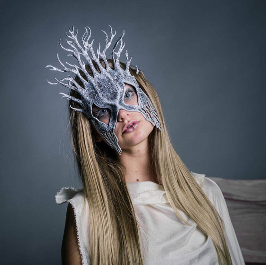 Winter - Handmade Genuine Leather Mask - 