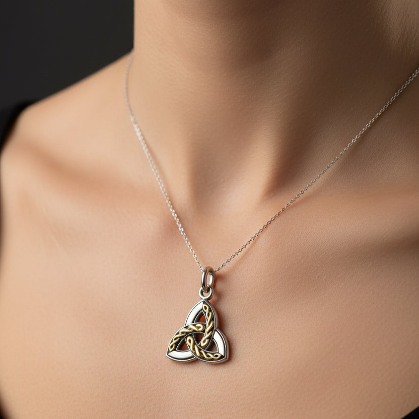 Errill Trinity Knot Necklace