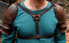 Viking shoulder armor embossed