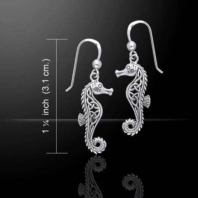 Seadrifter Celtic Seahorse Earrings - 