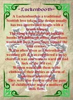 Scottish Luckenbooth Necklace - 18