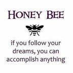 Summer Sweet Bee Earrings - Amethyst