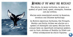 Flowers Whale Tail Necklace - 18