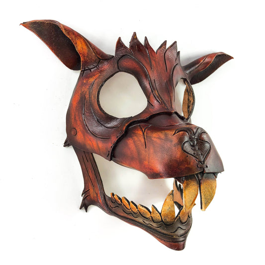 Handcrafted Genuine Leather Flying Squirrel Design - 