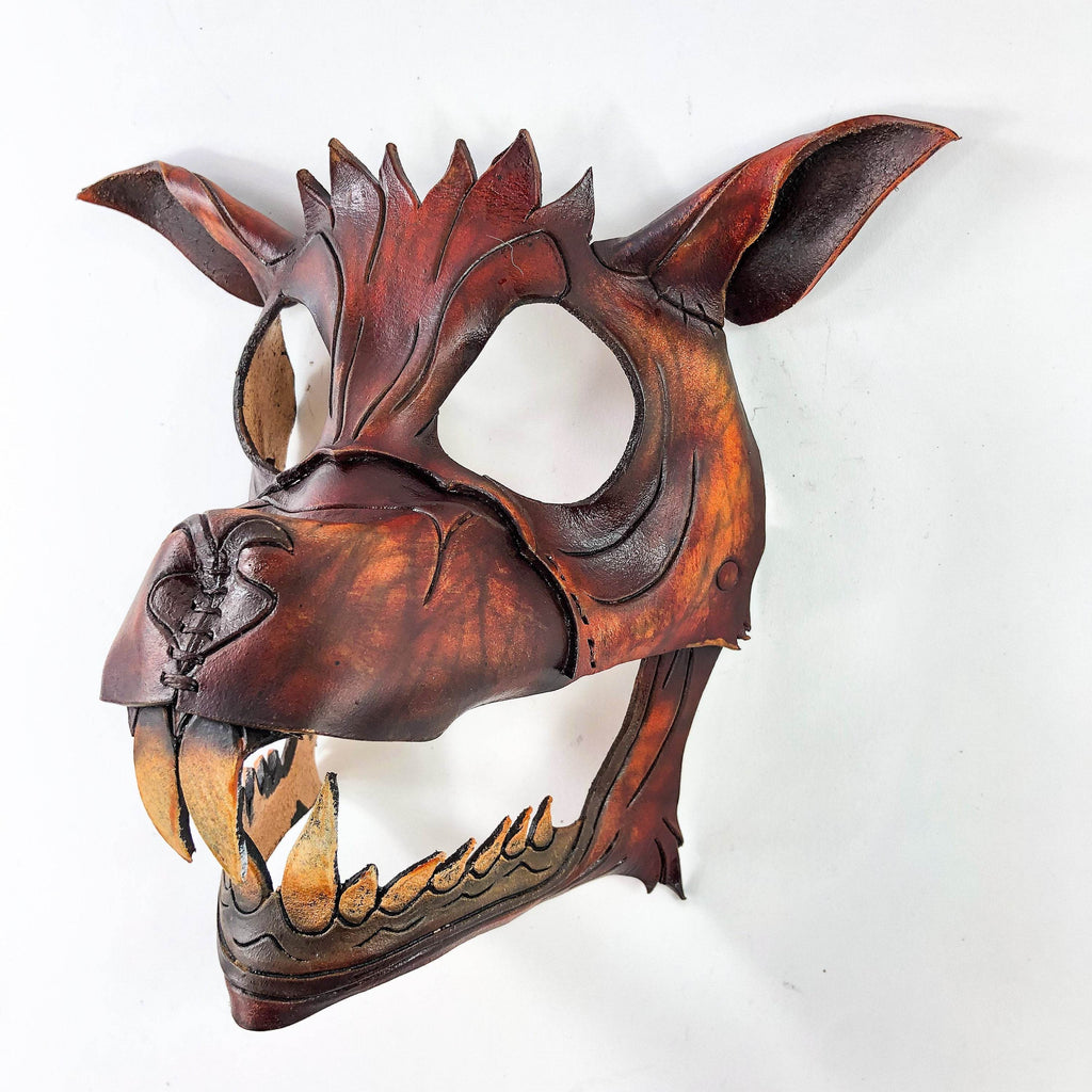 Handcrafted Genuine Leather Flying Squirrel Design - 