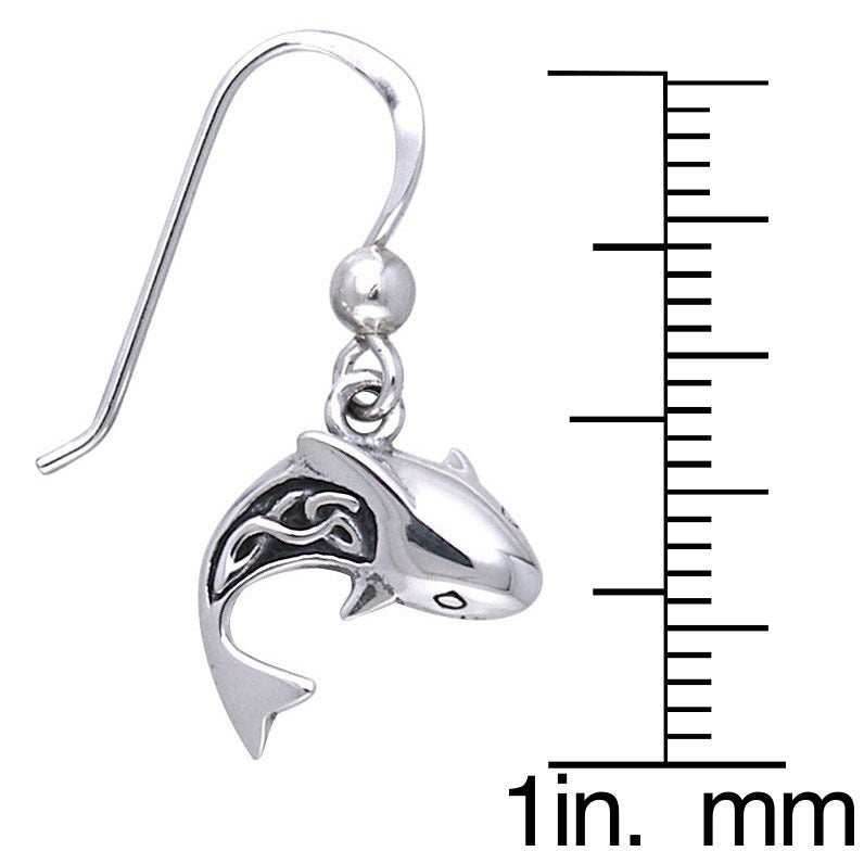 Celtic Shark Earrings - 