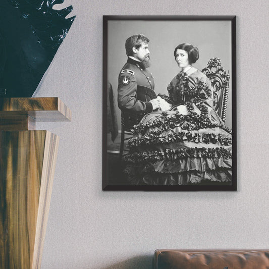 Han And Leia Civil War Art Print