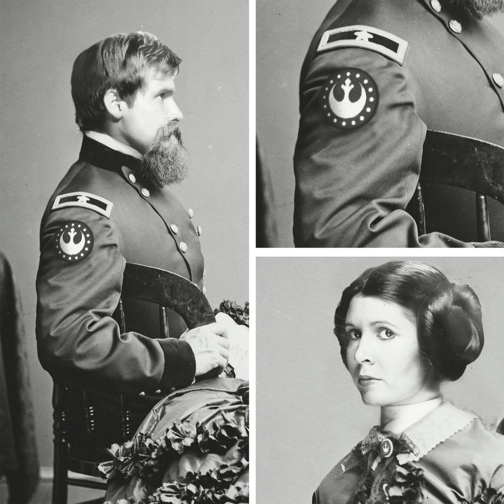 Han And Leia Civil War Art Print