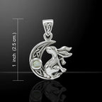 Rabbit Moon Necklace