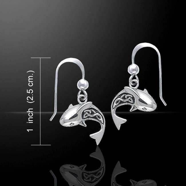 Celtic Shark Earrings - 