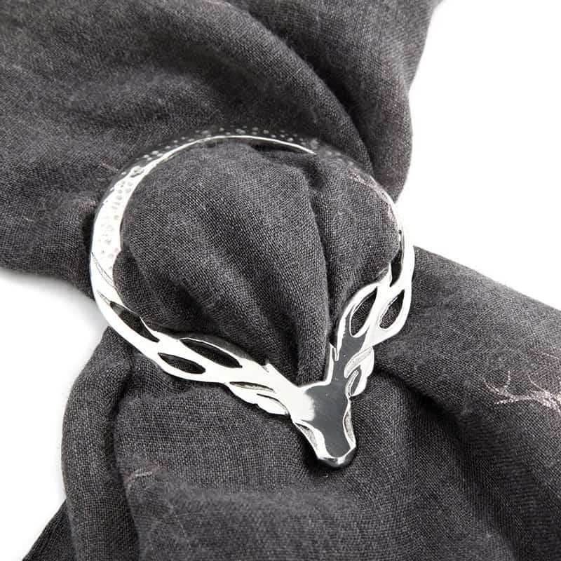 Stag Scarf Ring - 