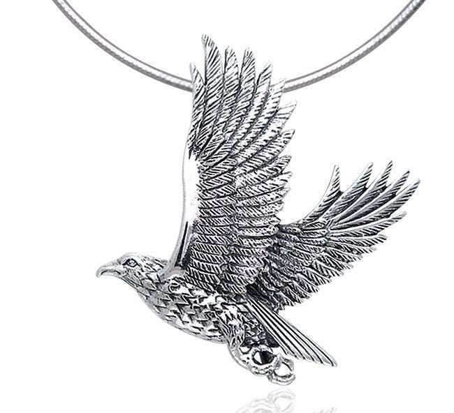 Eagle in Flight Necklace - 18