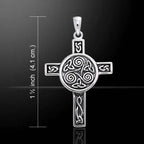 Triskel Celtic Cross Necklace - 18