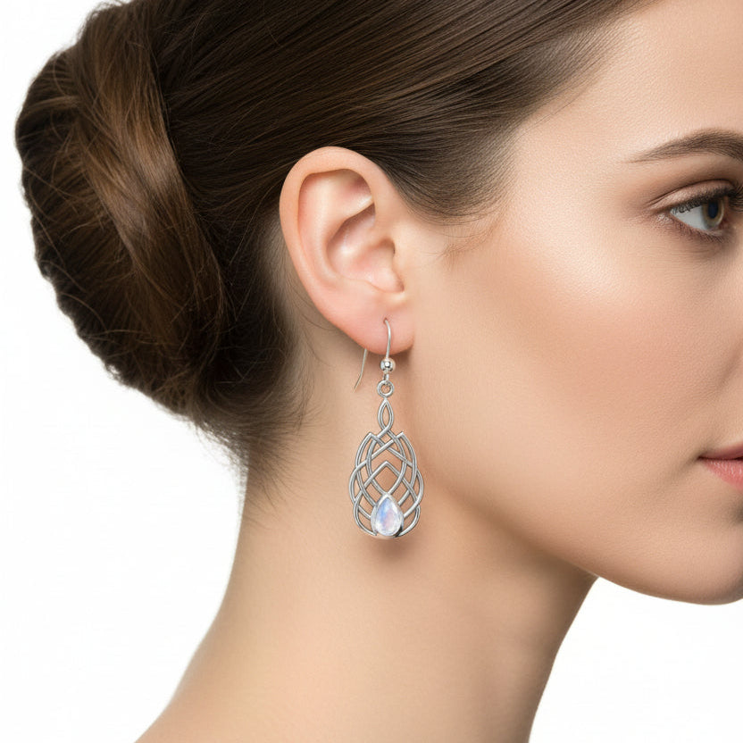 Abria Celtic Knot Earrings