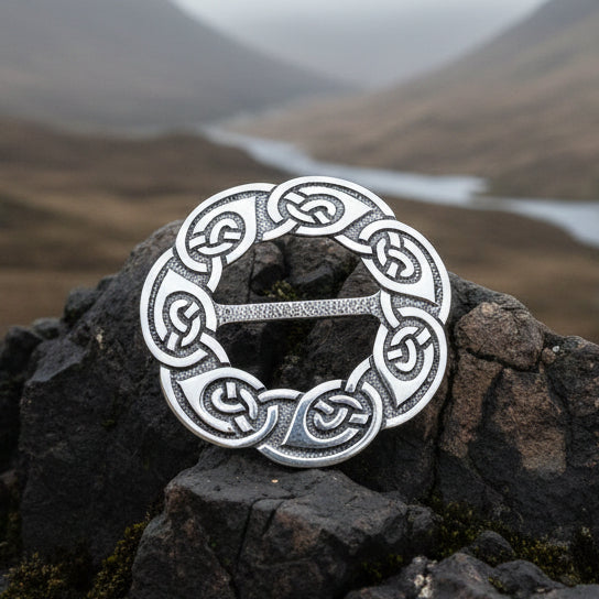 Lorna Celtic Knot Scarf Ring