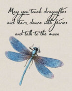 Forest Glen Dragonfly Earrings - Chalcedony