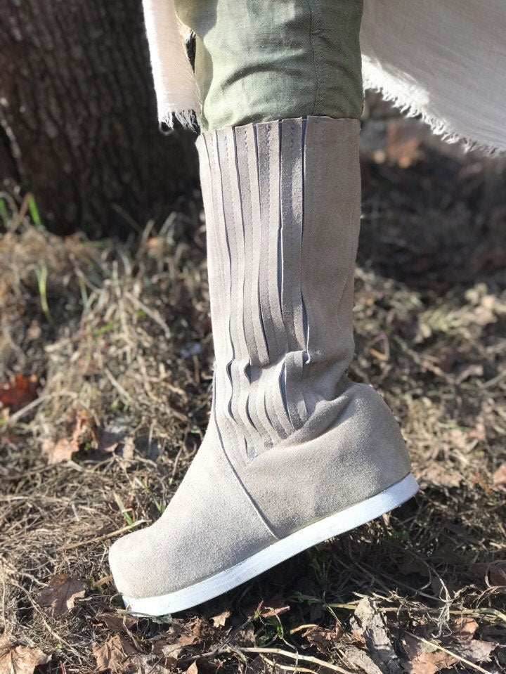 Luke Skywalker boots (Star Wars The Last Jedi) - 5 / With ribbon