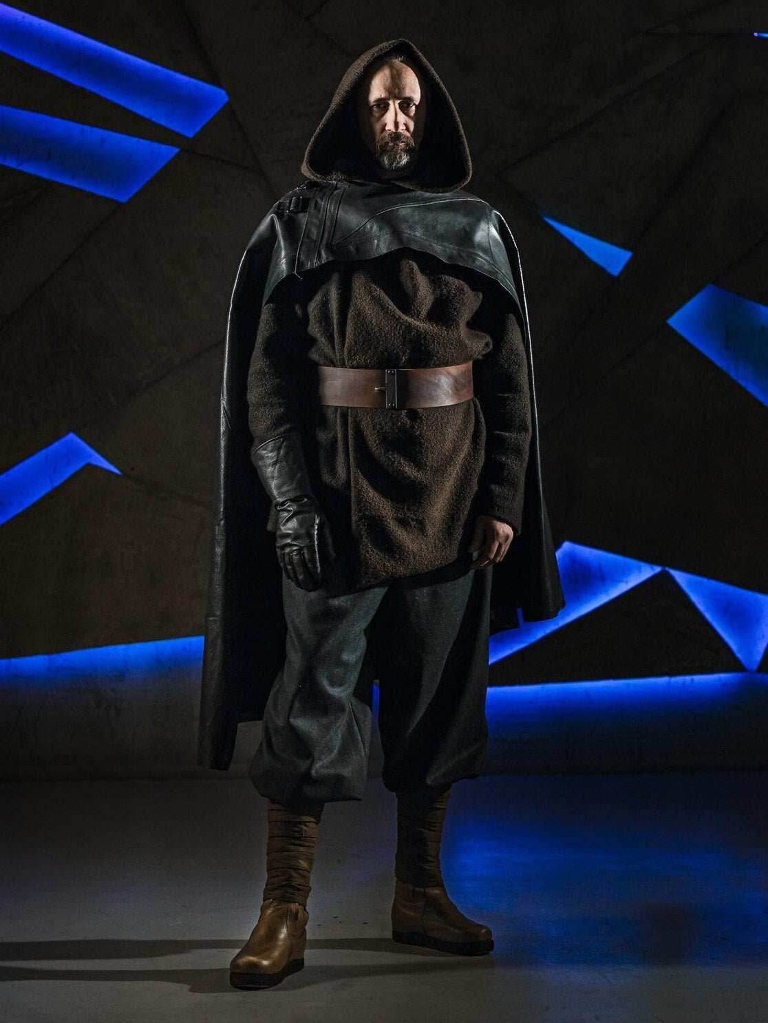 Luke Skywalker leather cloak (without hood) - Brown