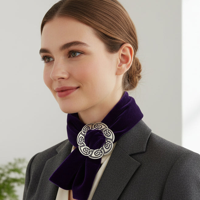 Lorna Celtic Knot Scarf Ring