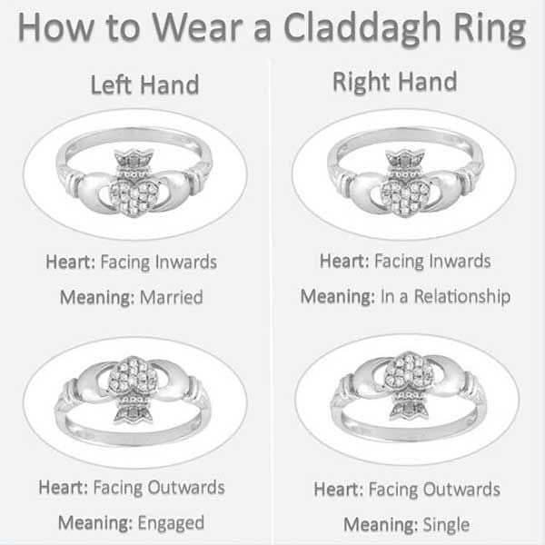 Petal Pink Claddagh Ring - 4 / Light Pink