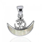 Moon Om Necklace - White Onyx