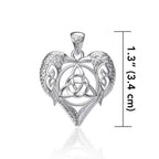 Celtic Raven Lovers Necklace - 18