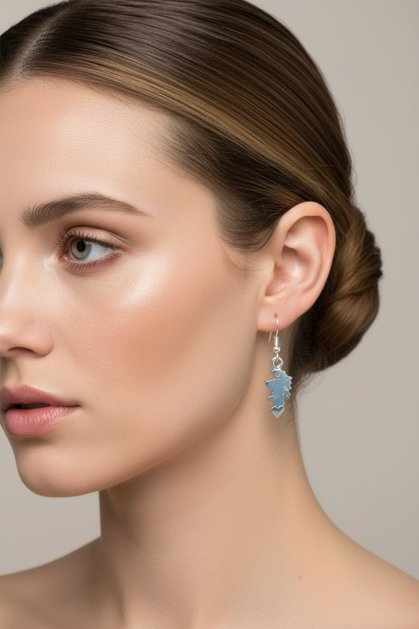 Scotland Map Earrings