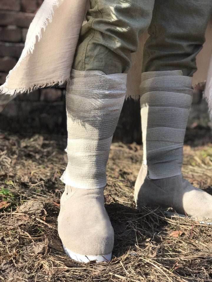 Luke Skywalker boots (Star Wars The Last Jedi) - 5 / With ribbon