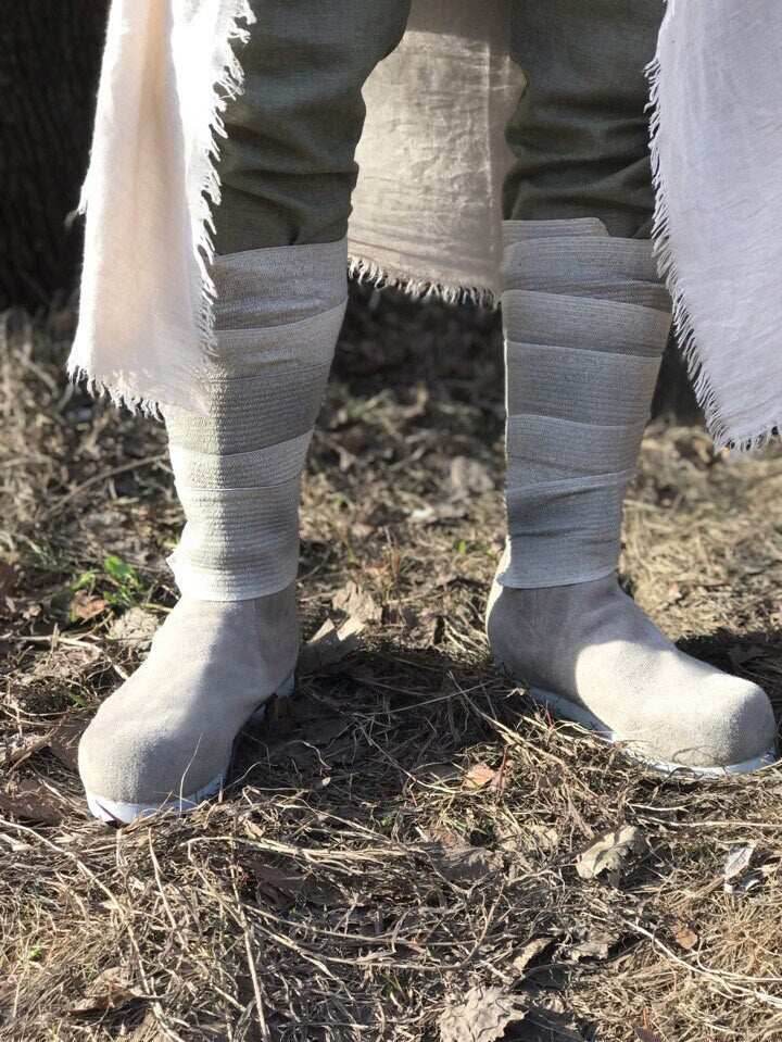 Luke Skywalker boots (Star Wars The Last Jedi) - 5 / With ribbon