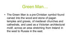 Celtic Green Man Necklace - 18