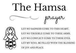 Hamsa Hand Labradorite Necklace - 18