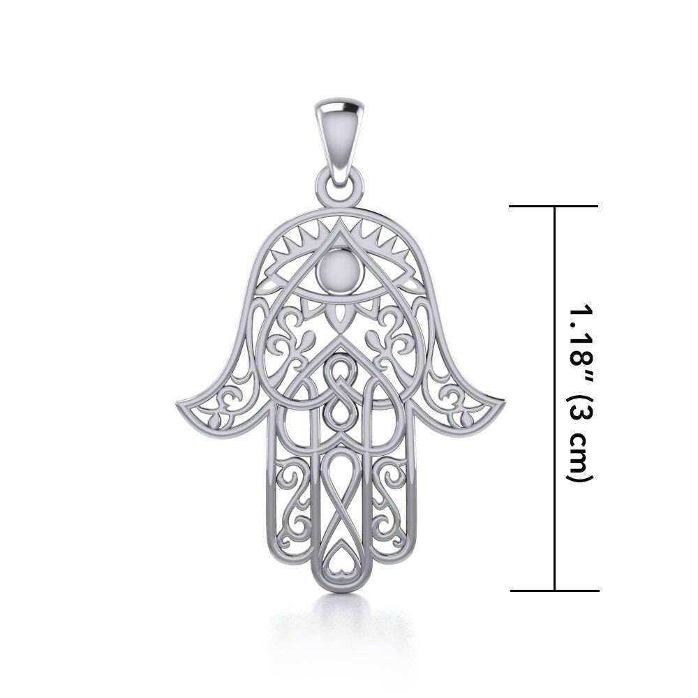 Amory Hamsa Hand Necklace - 18