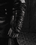 Ragnar medieval leather bracers (Vikings s3) - for one hand