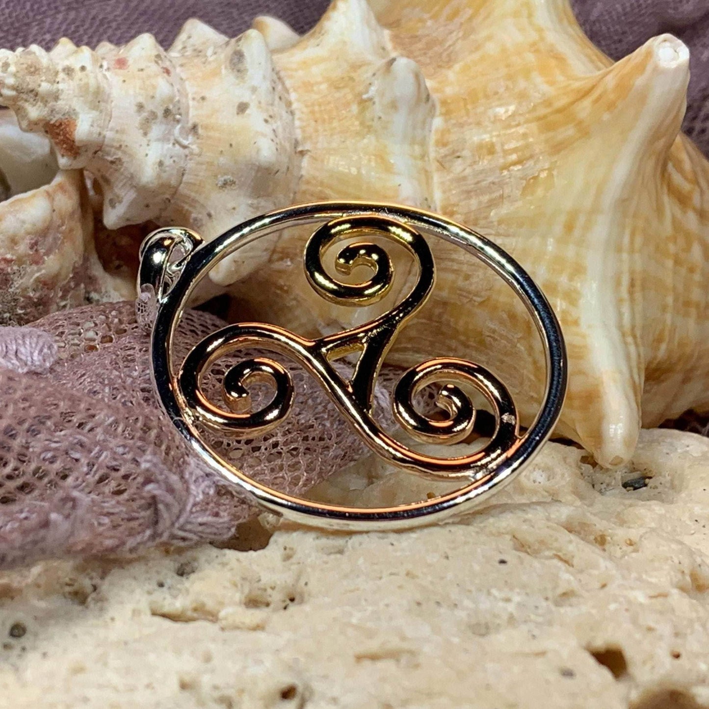 Arawn Celtic Spiral Necklace - 18